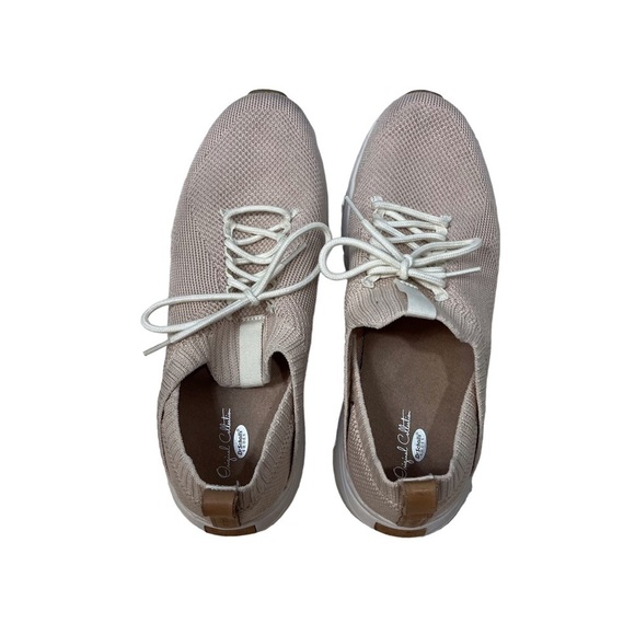 Dr Scholl’s Gypsy Sneaker Lace Up Taupe Size 11 Gym Shoe Stretch Knit Lifestyle - Picture 5 of 9